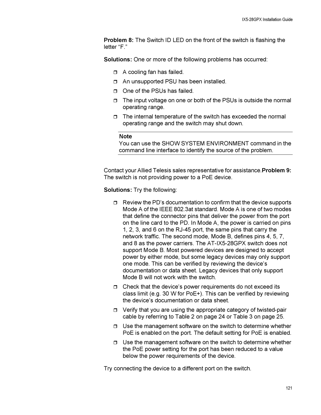 Allied Telesis AT-IX5-28GPX manual 121 