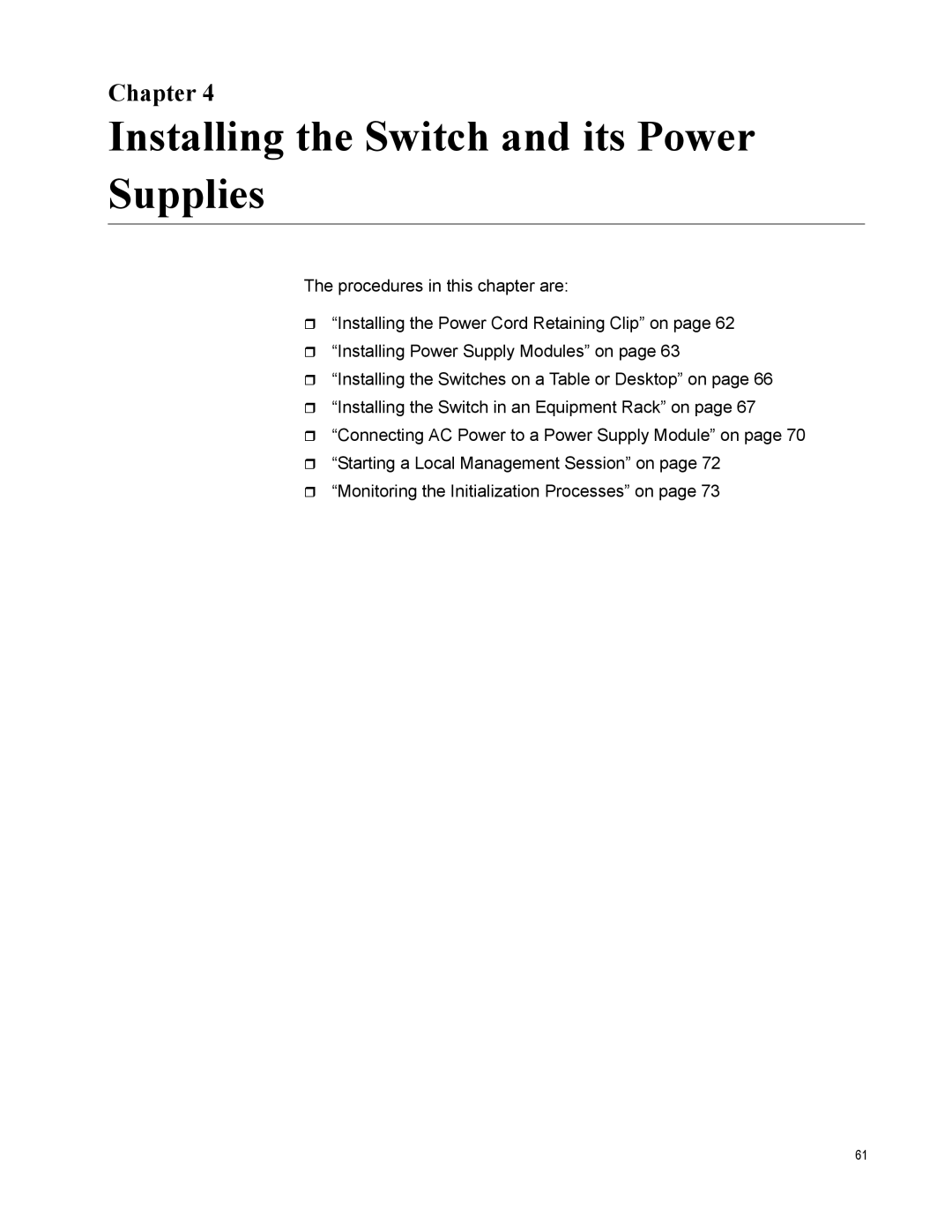 Allied Telesis AT-IX5-28GPX manual Installing the Switch and its Power Supplies, Chapter 