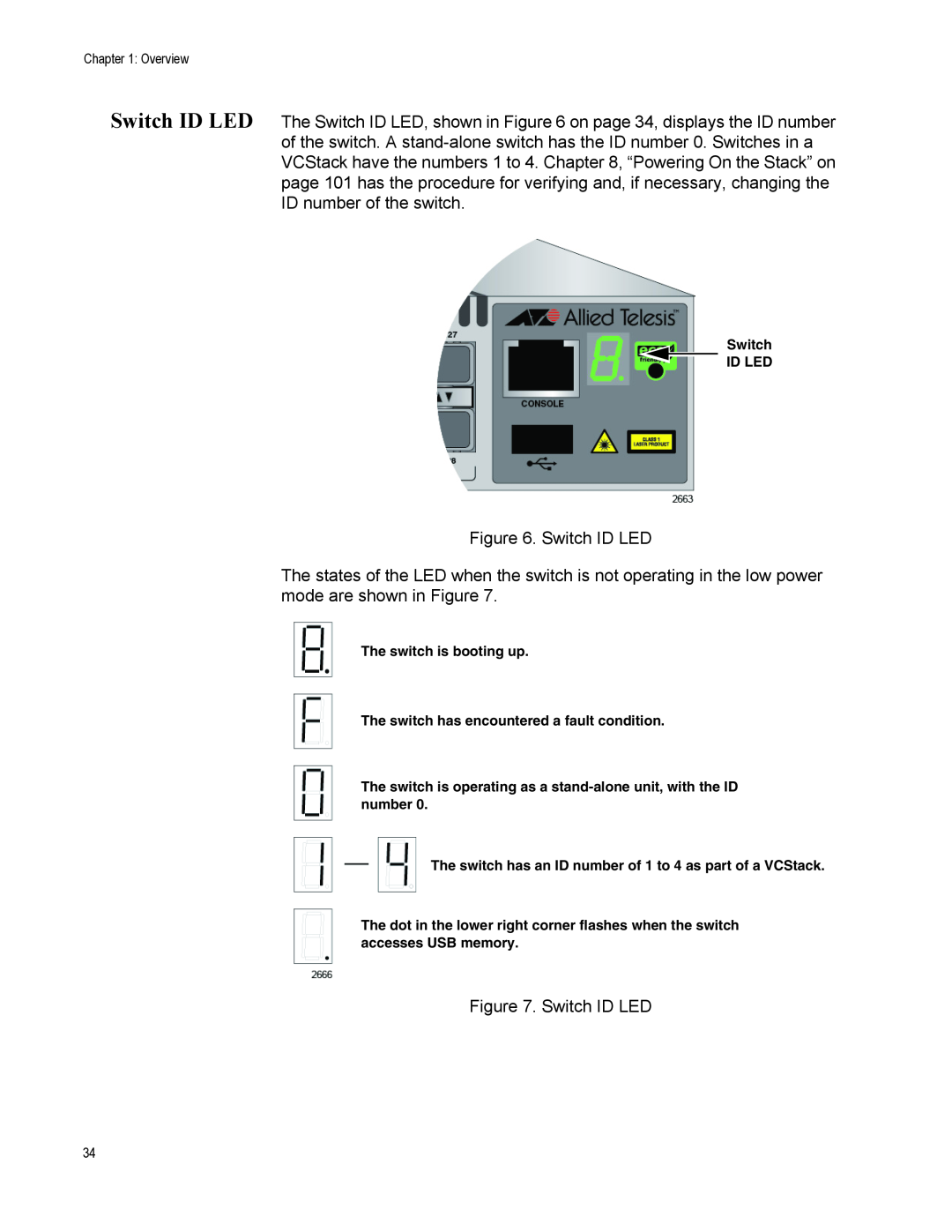 Allied Telesis AT-IX5-28GPX manual Switch ID LED 
