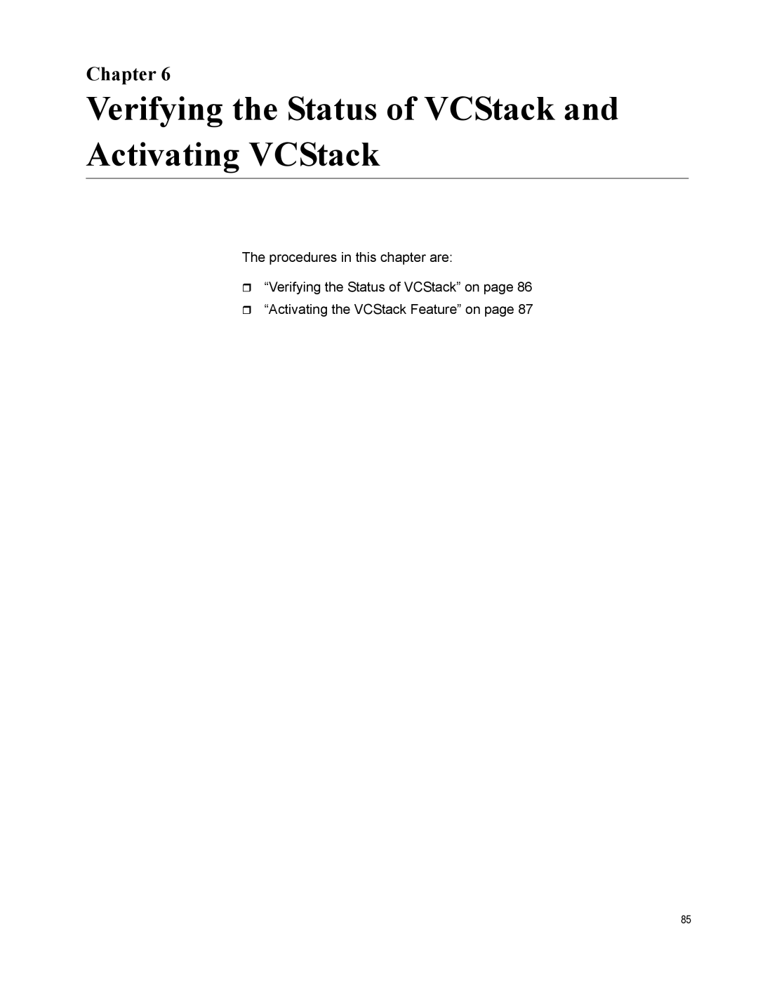 Allied Telesis AT-IX5-28GPX manual Verifying the Status of VCStack and Activating VCStack, Chapter 