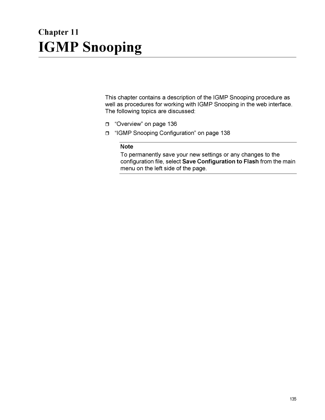 Allied Telesis AT-GS950/10PS, AT-S110 manual Igmp Snooping, Chapter 