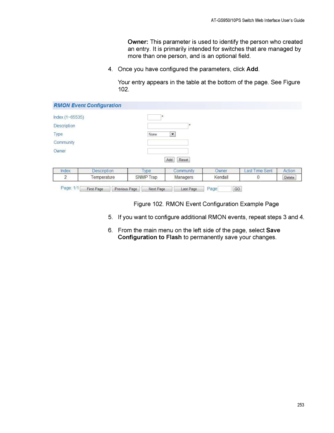 Allied Telesis AT-GS950/10PS, AT-S110 manual 253 