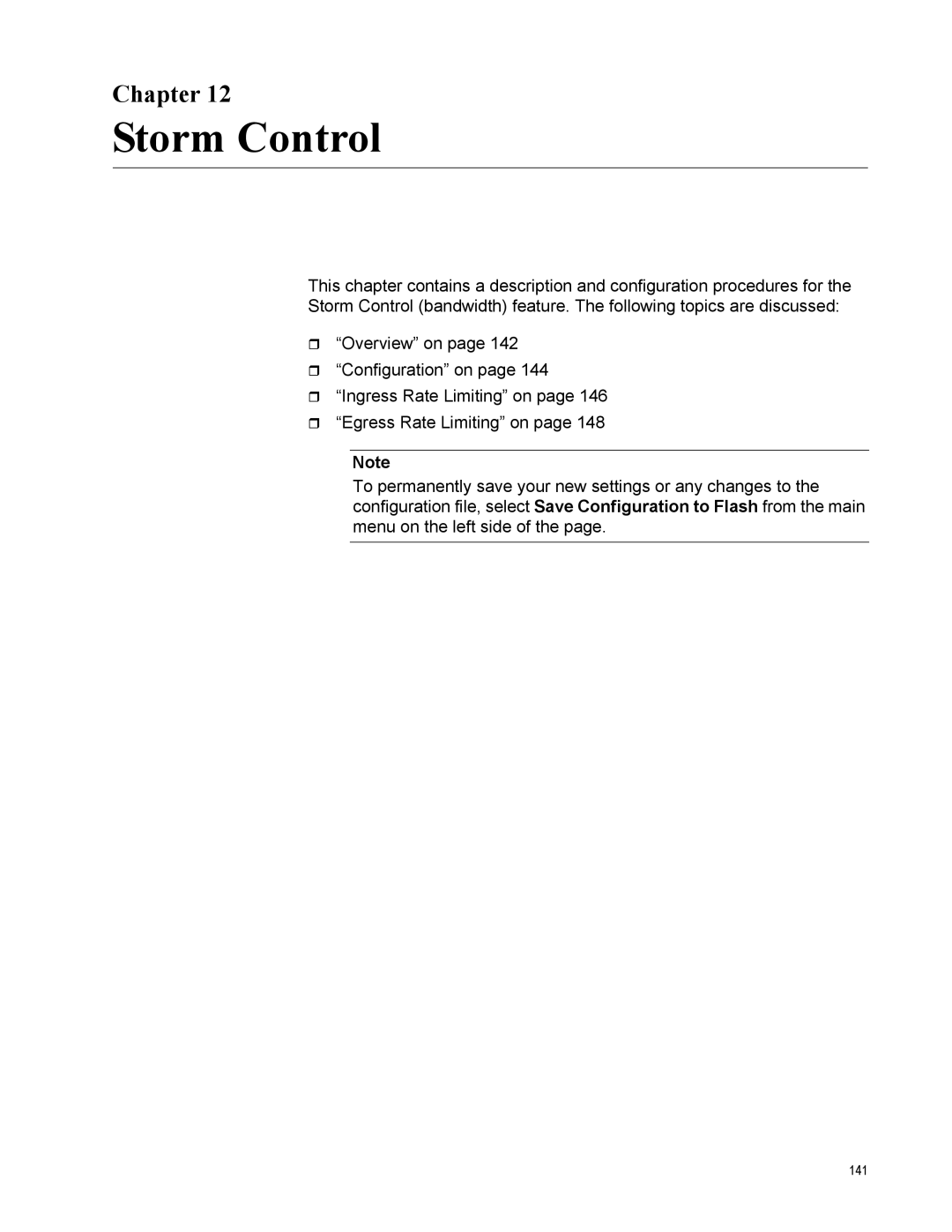 Allied Telesis AT-GS950/48PS, AT-S111 manual Storm Control, Chapter 