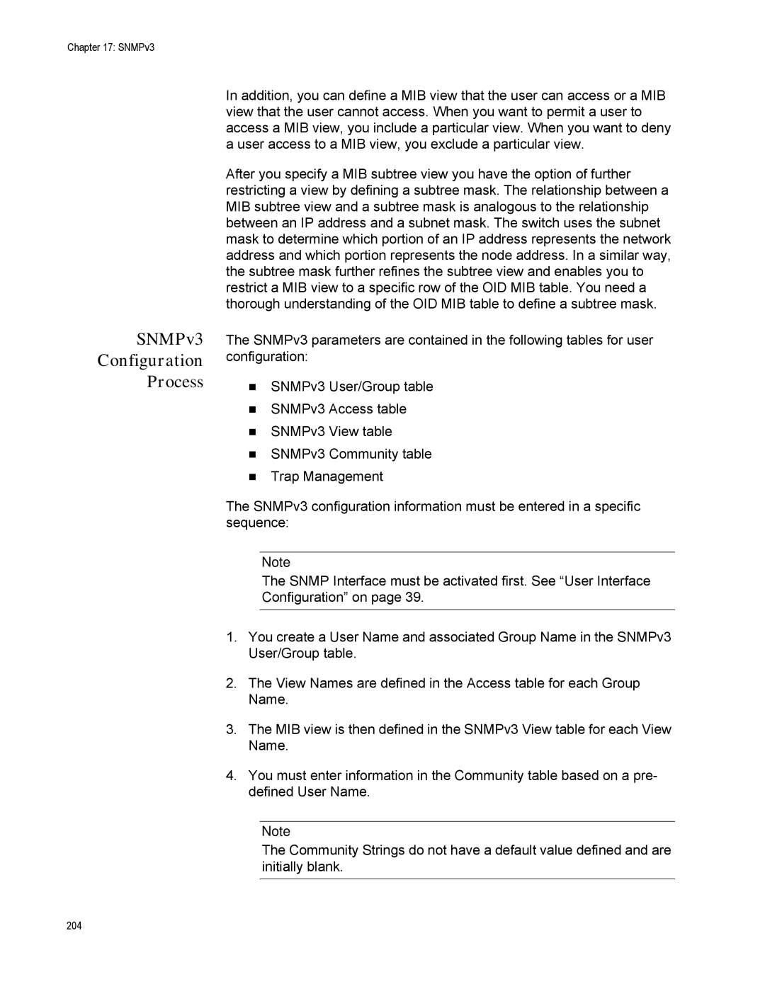 Allied Telesis AT-S111, AT-GS950/48PS manual SNMPv3 Configuration Process 