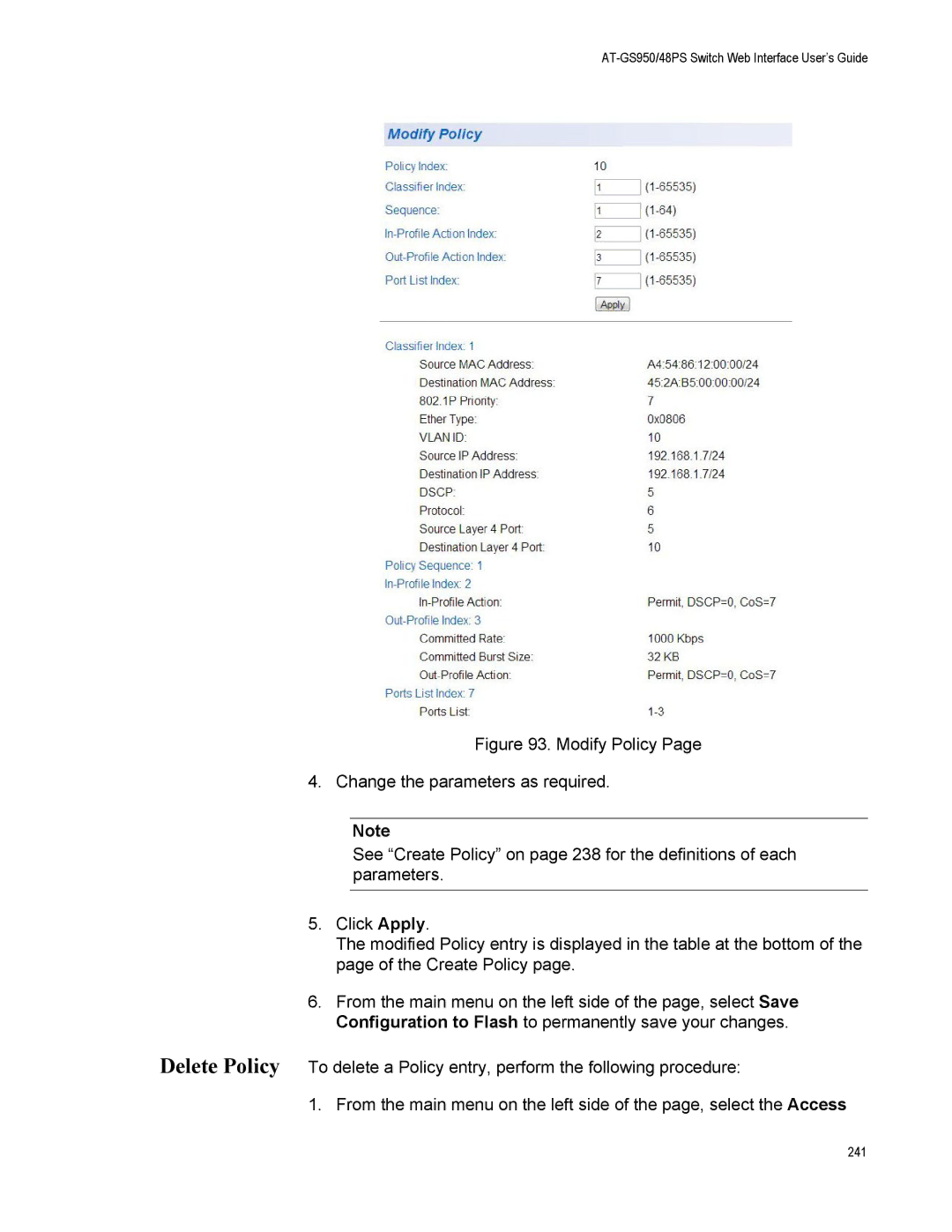 Allied Telesis AT-GS950/48PS, AT-S111 manual 241 