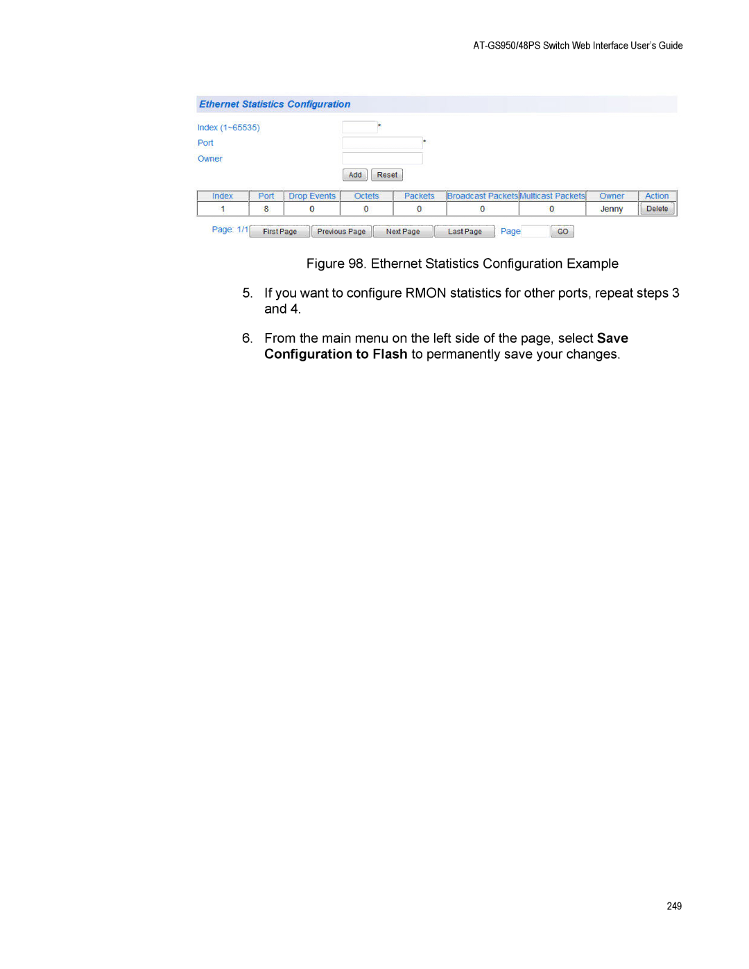 Allied Telesis AT-GS950/48PS, AT-S111 manual 249 