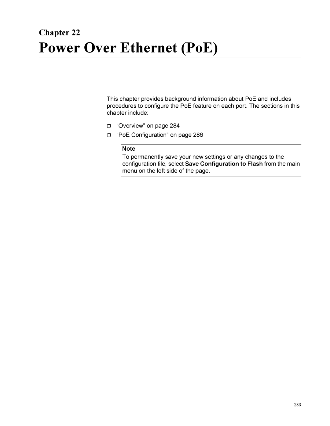 Allied Telesis AT-GS950/16PS, AT-S112 manual Power Over Ethernet PoE, Chapter 