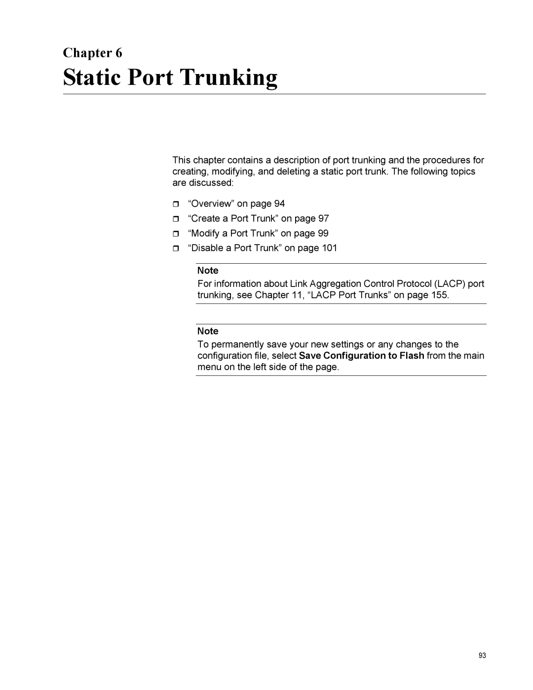 Allied Telesis AT-GS950/16PS, AT-S112 manual Static Port Trunking, Chapter 