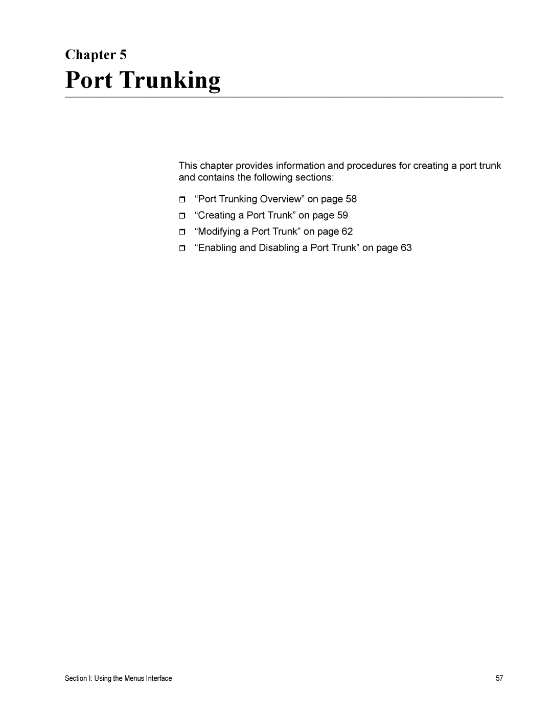 Allied Telesis AT-S79 manual Port Trunking, Chapter 