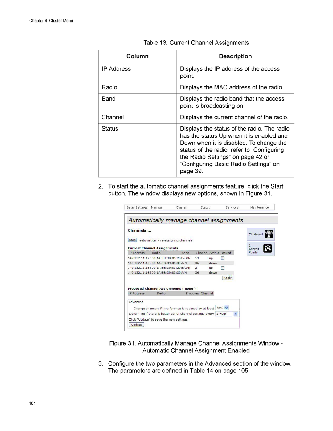 Allied Telesis AT-TQ2450 manual Current Channel Assignments 