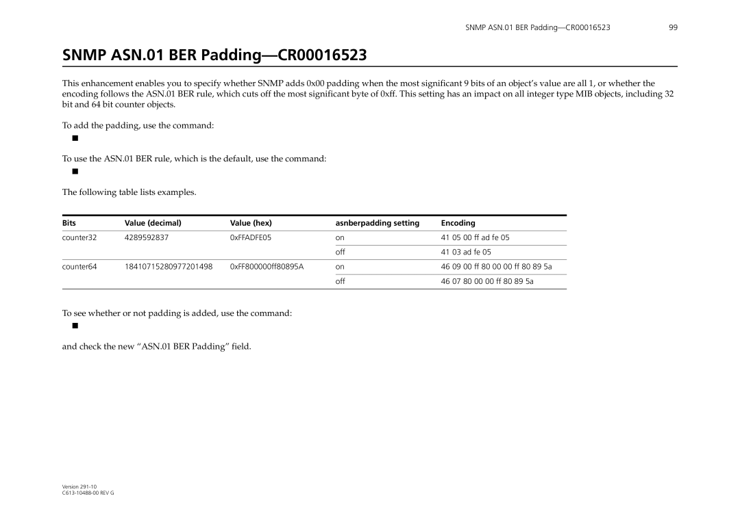 Allied Telesis AT-WA1104G-10 manual Snmp ASN.01 BER Padding-CR00016523 