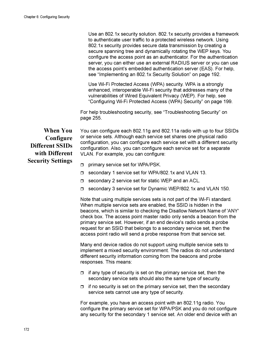 Allied Telesis AT-WA7500, AT-WA7501 manual 172 