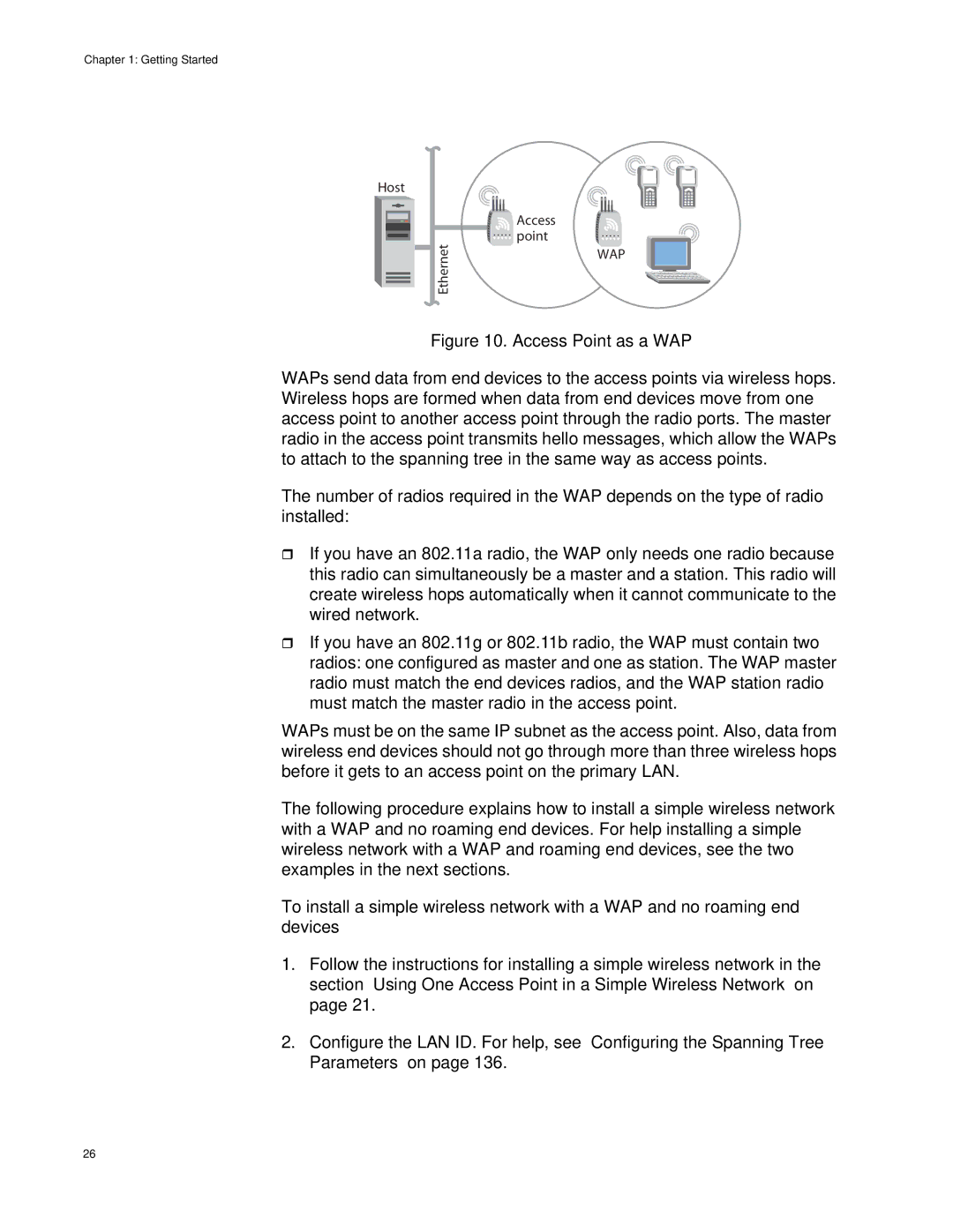 Allied Telesis AT-WA7500, AT-WA7501 manual Access Point as a WAP 