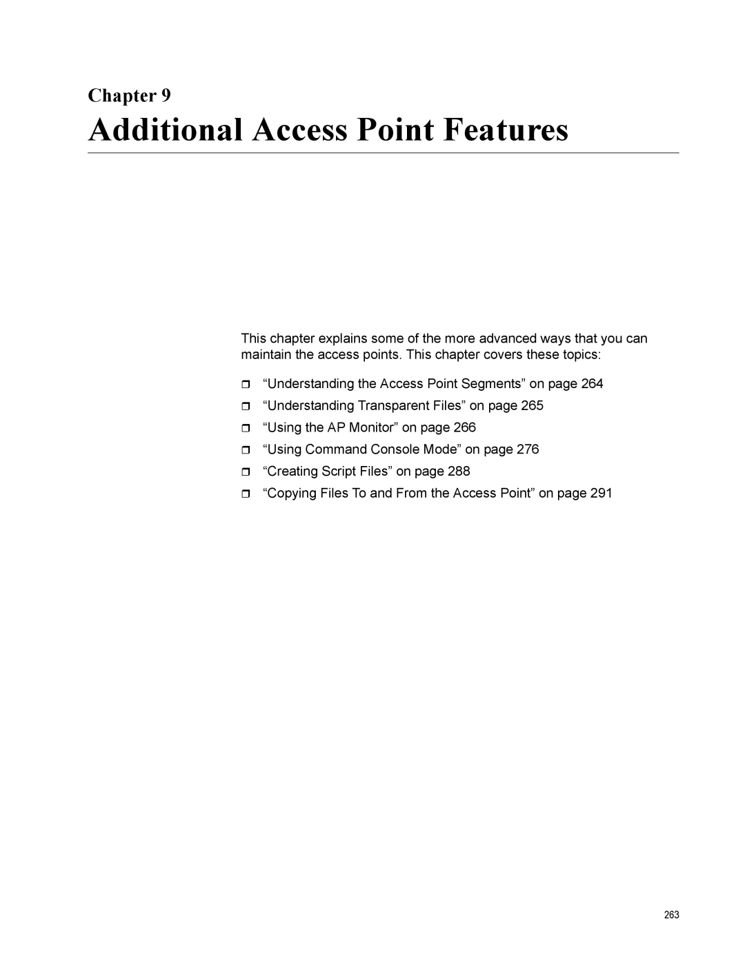 Allied Telesis AT-WA7501, AT-WA7500 manual Additional Access Point Features 