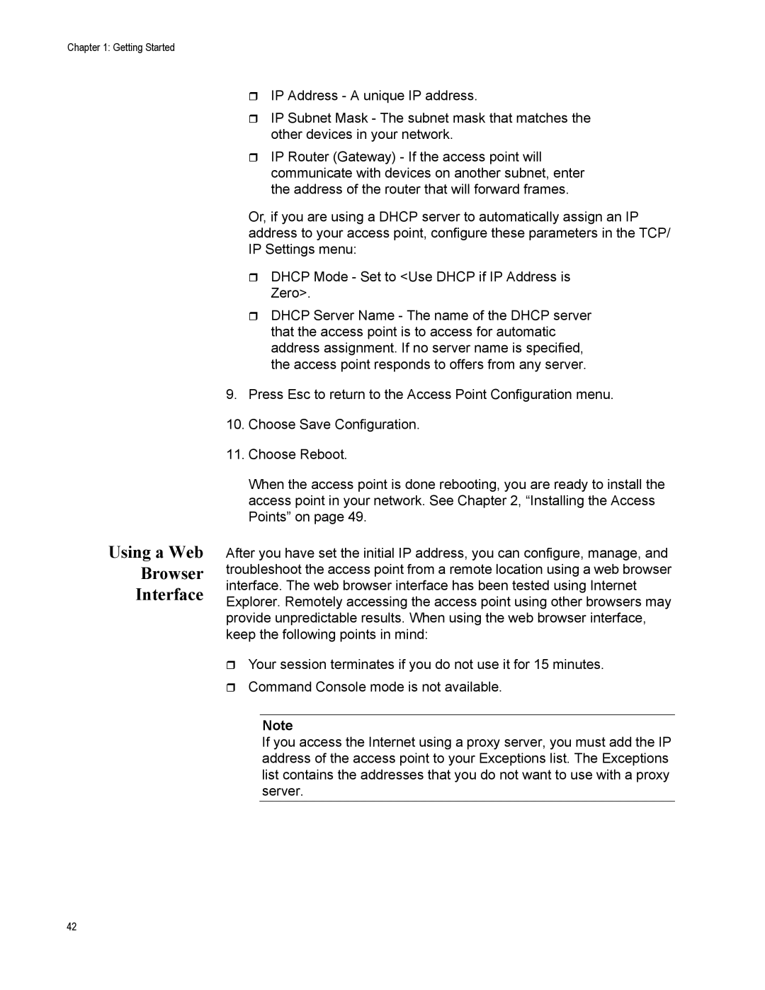 Allied Telesis AT-WA7500, AT-WA7501 manual Using a Web Browser Interface 