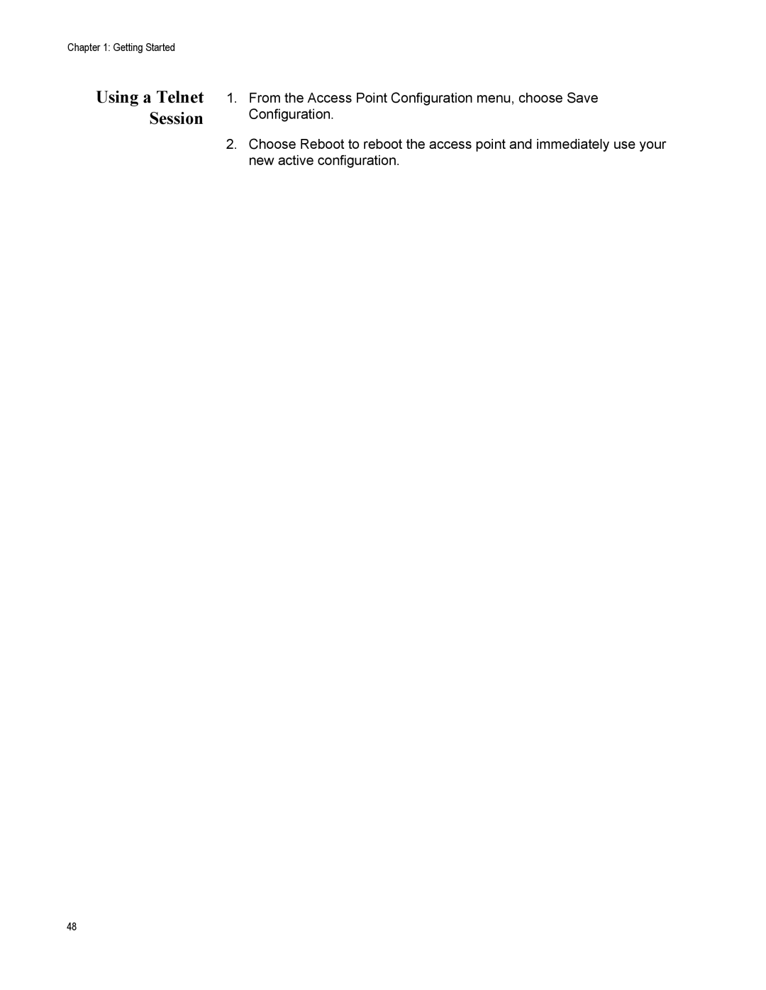 Allied Telesis AT-WA7500, AT-WA7501 manual Using a Telnet Session 