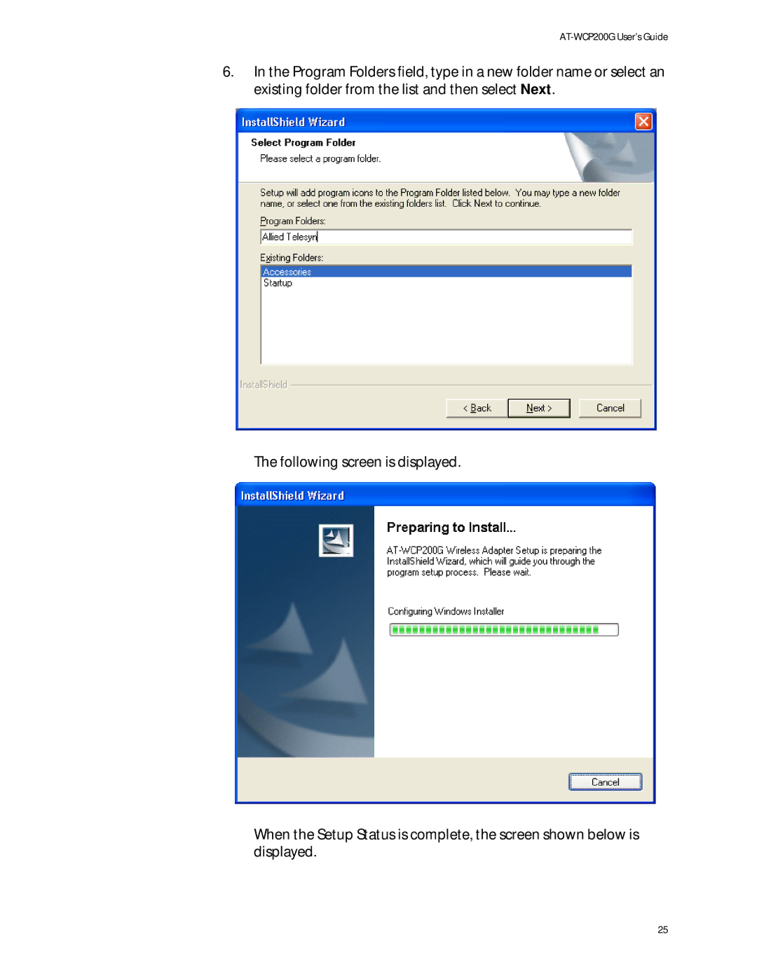 Allied Telesis manual AT-WCP200G User’s Guide 