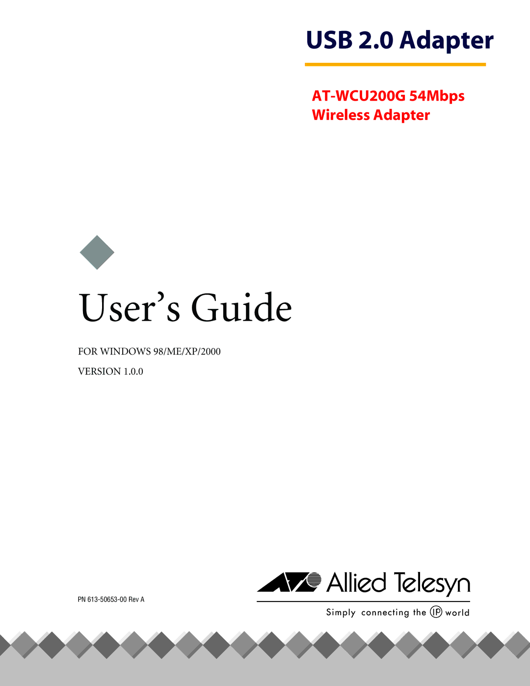 Allied Telesis AT-WCU200G manual User’s Guide 