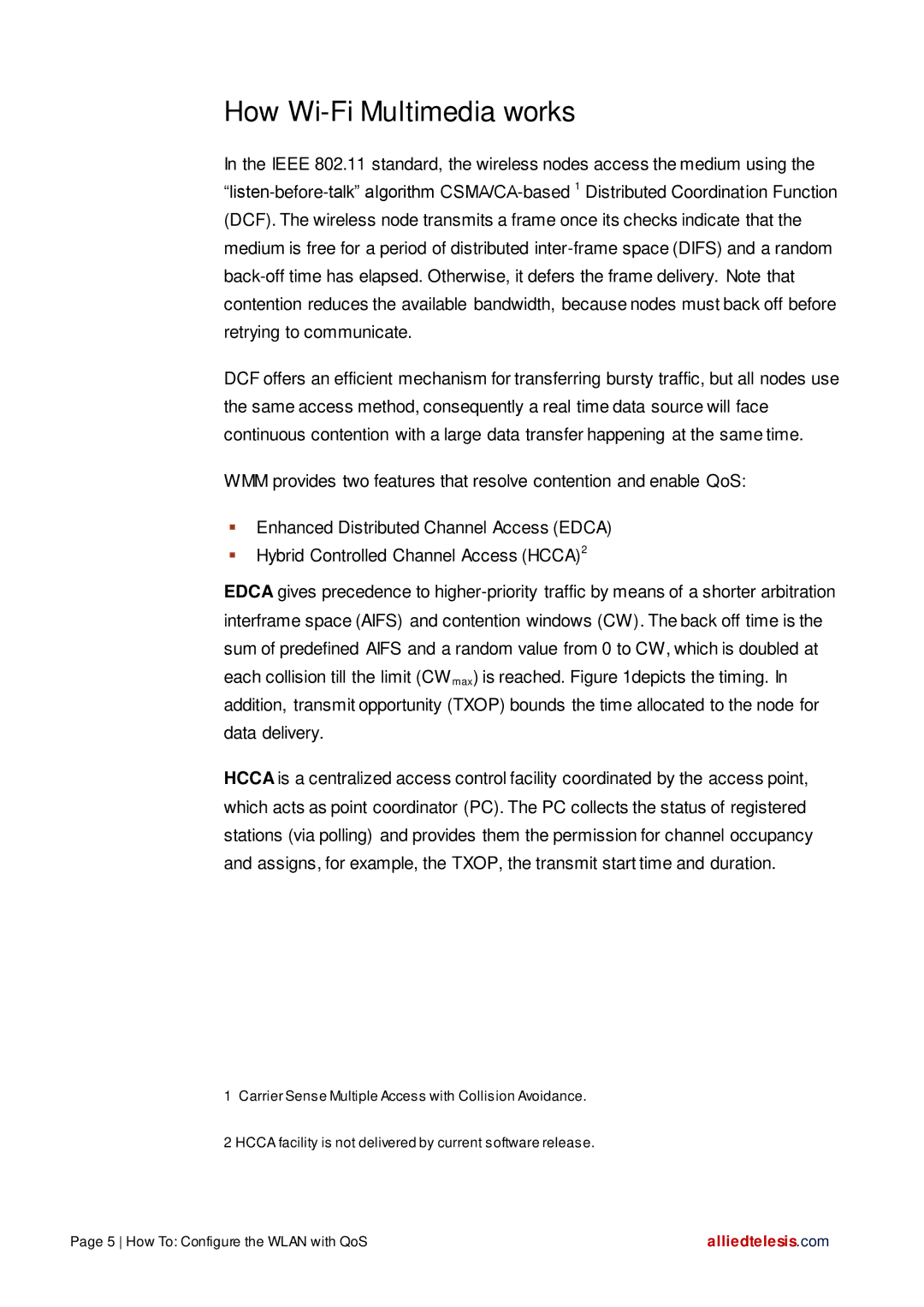 Allied Telesis AT-WR4600 manual How Wi-Fi Multimedia works 