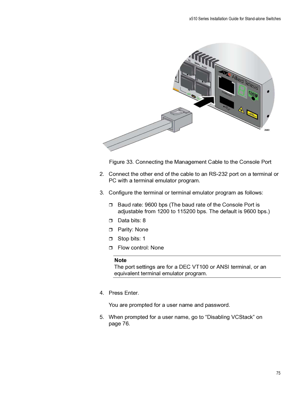 Allied Telesis AT-X510-52GTX, AT-X510-28GTX, AT-X510-52GPX manual X510 Series Installation Guide for Stand-alone Switches 