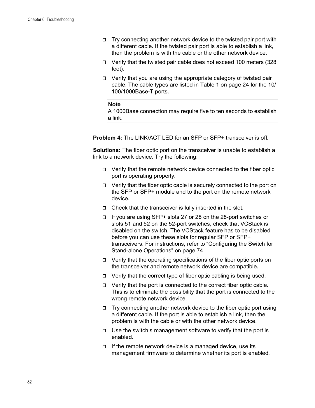 Allied Telesis AT-X510-52GPX, AT-X510-52GTX, AT-X510-28GTX, AT-X510-28GSX, AT-X510-28GPX manual Troubleshooting 