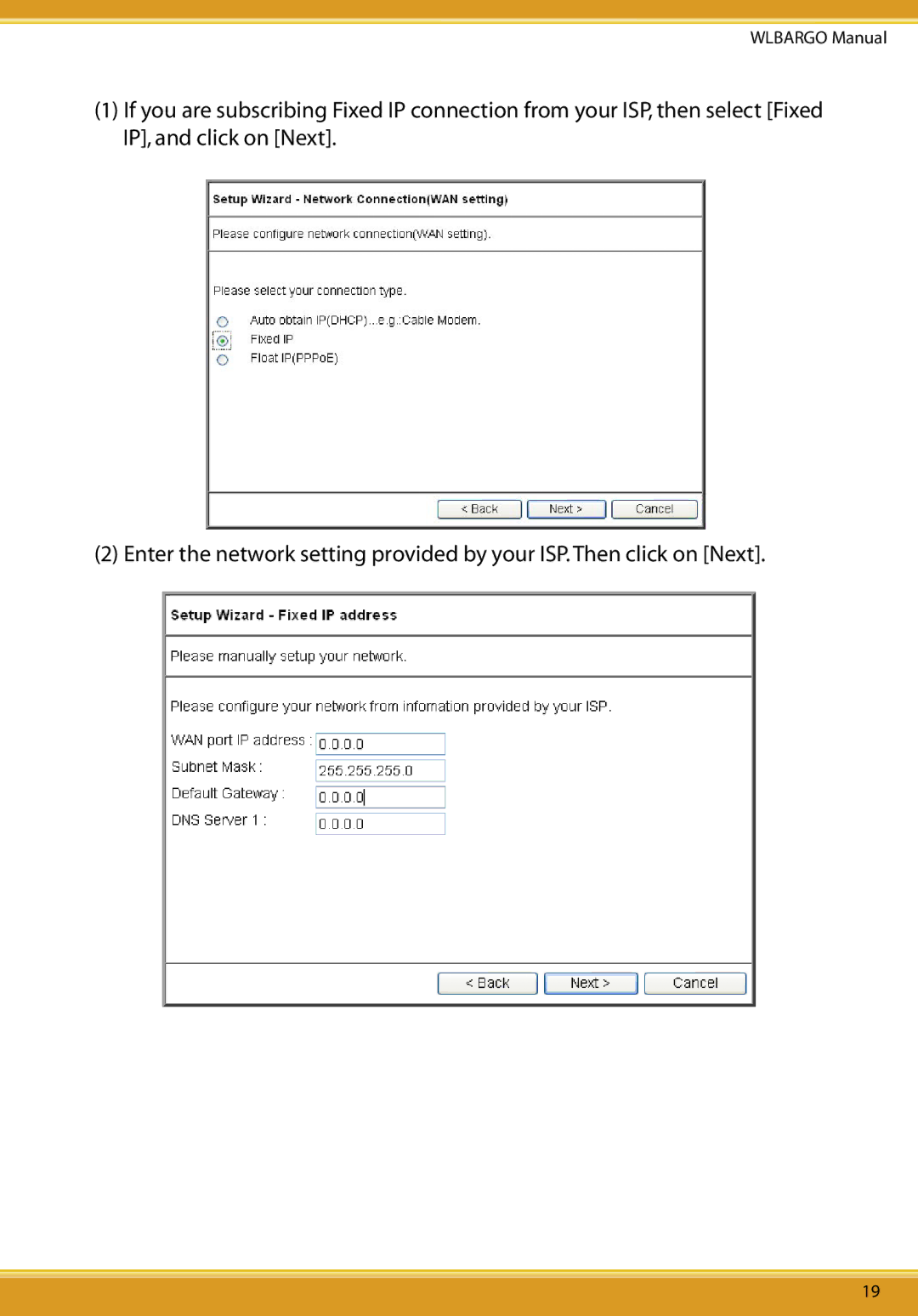 Allied Telesis CG-WLBARGO user manual Wlbargo Manual 