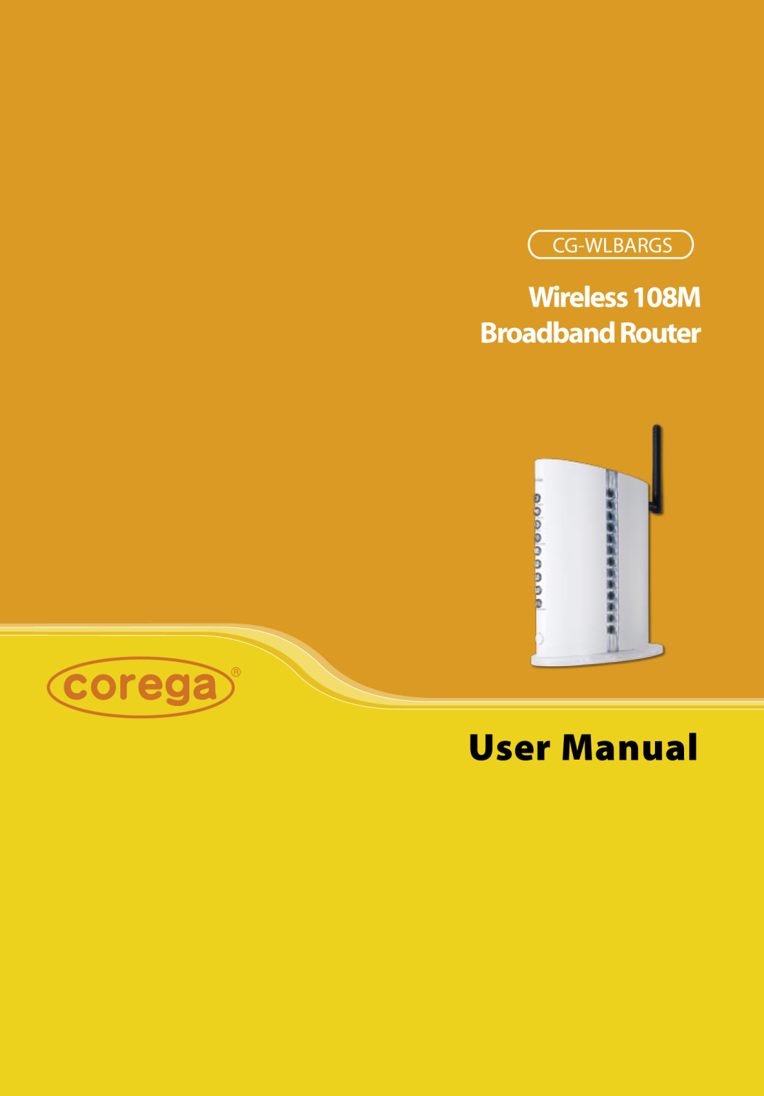 Allied Telesis CG-WLBARGS manual User Manual, Wireless108M BroadbandRouter, Cg-Wlbargs 