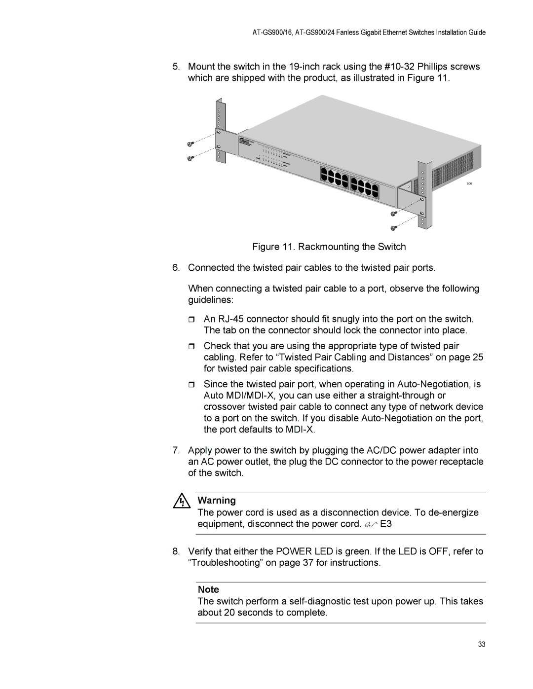 Allied Telesis GS900/5E manual 606 