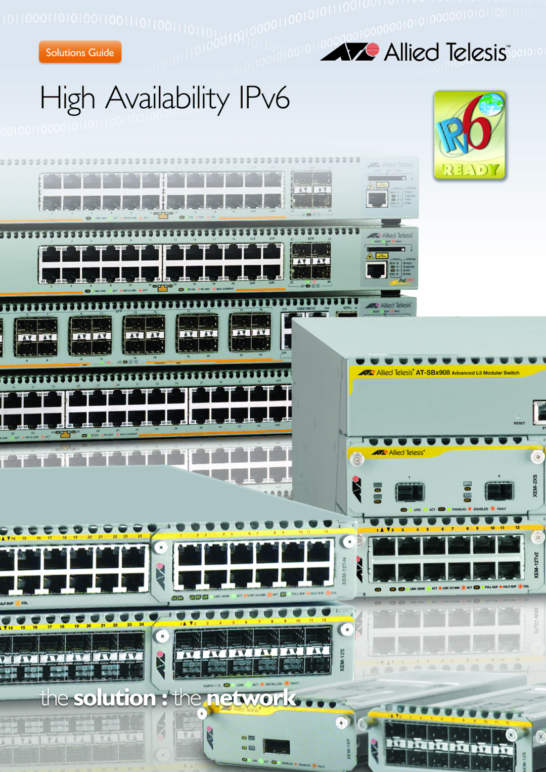 Allied Telesis IPV6 manual High Availability IPv6 