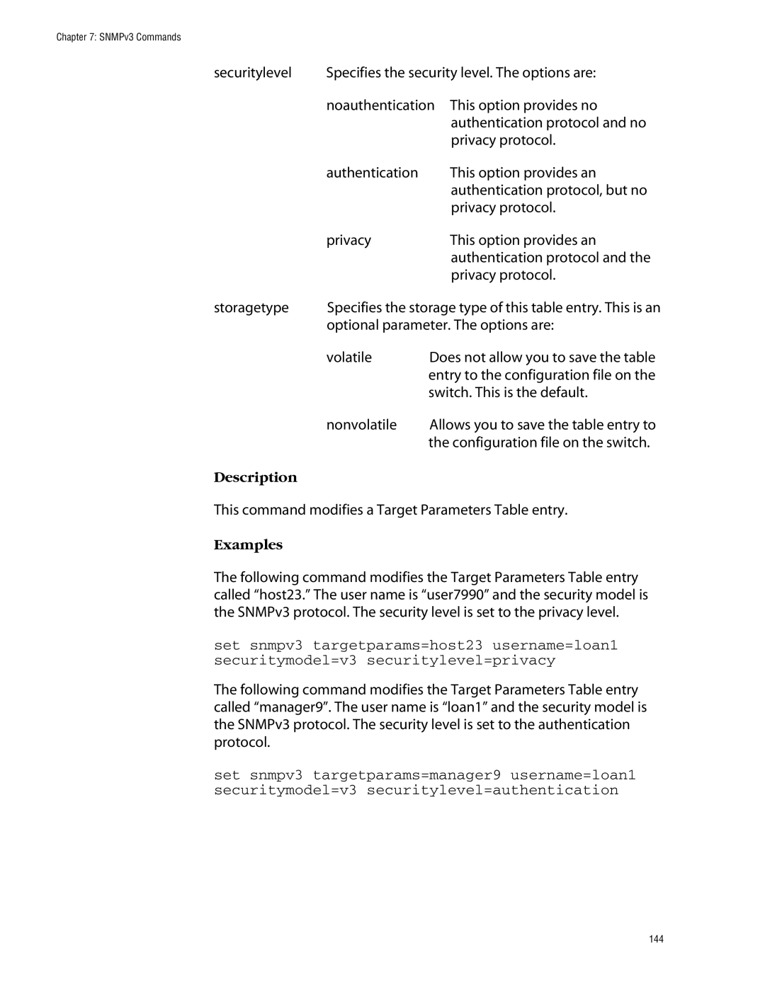 Allied Telesis management software layer 2+ fast ethernet switches manual Optional parameter. The options are 