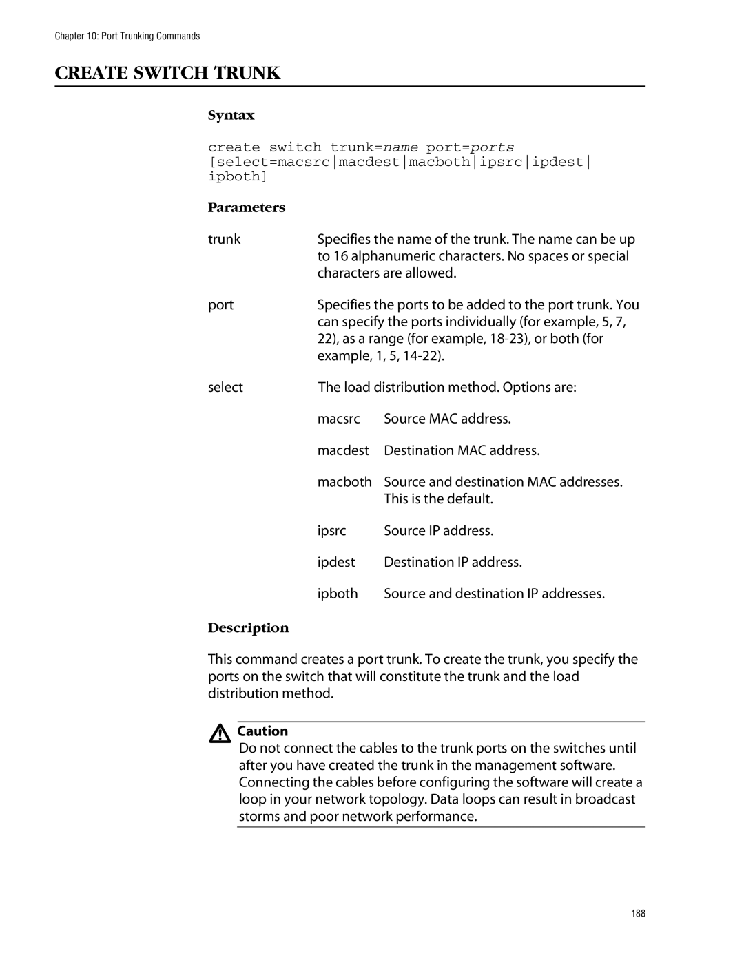 Allied Telesis management software layer 2+ fast ethernet switches manual Create Switch Trunk 