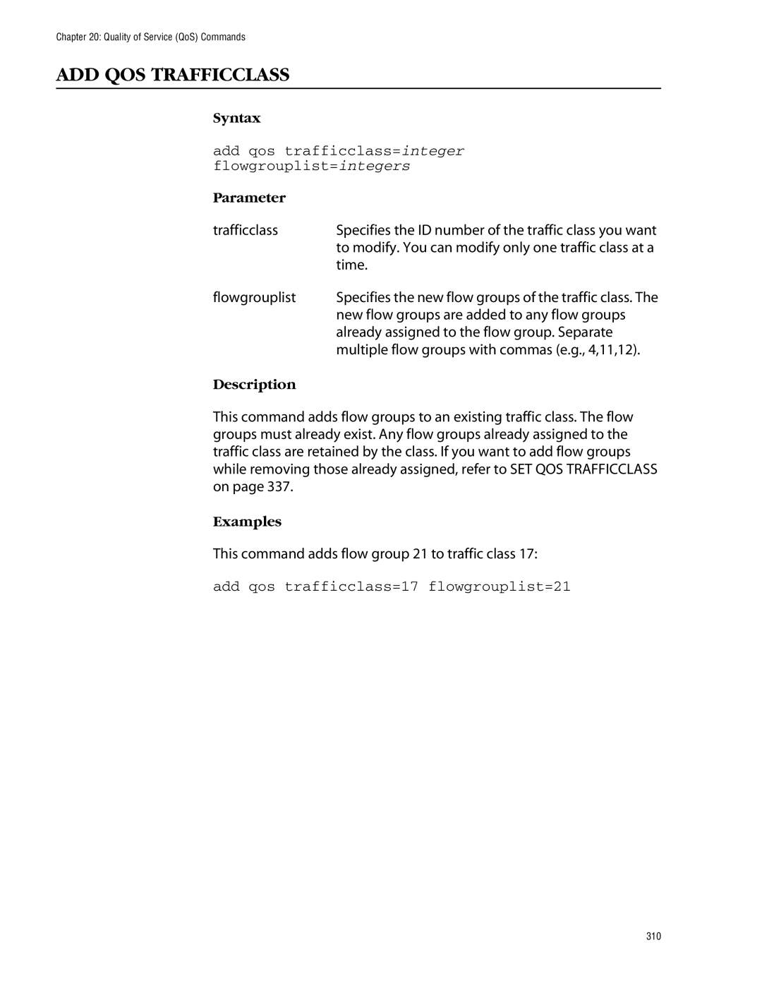 Allied Telesis management software layer 2+ fast ethernet switches manual ADD QOS Trafficclass 