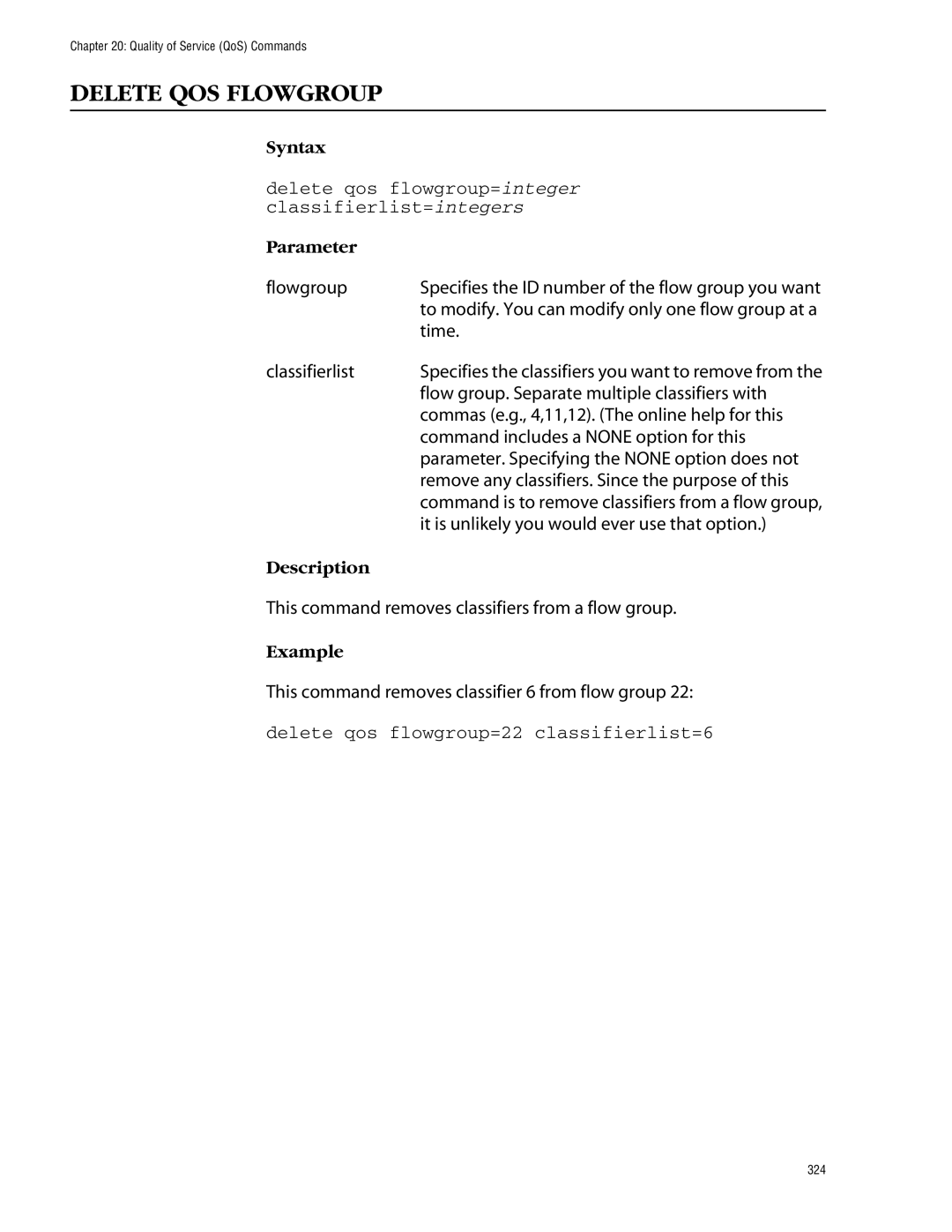 Allied Telesis management software layer 2+ fast ethernet switches manual Delete QOS Flowgroup 