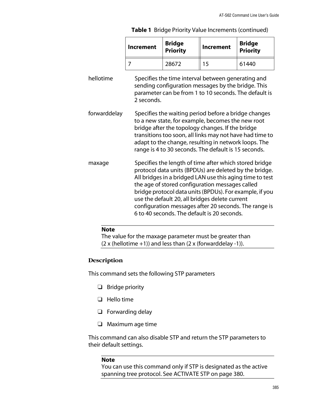 Allied Telesis management software layer 2+ fast ethernet switches manual Seconds 