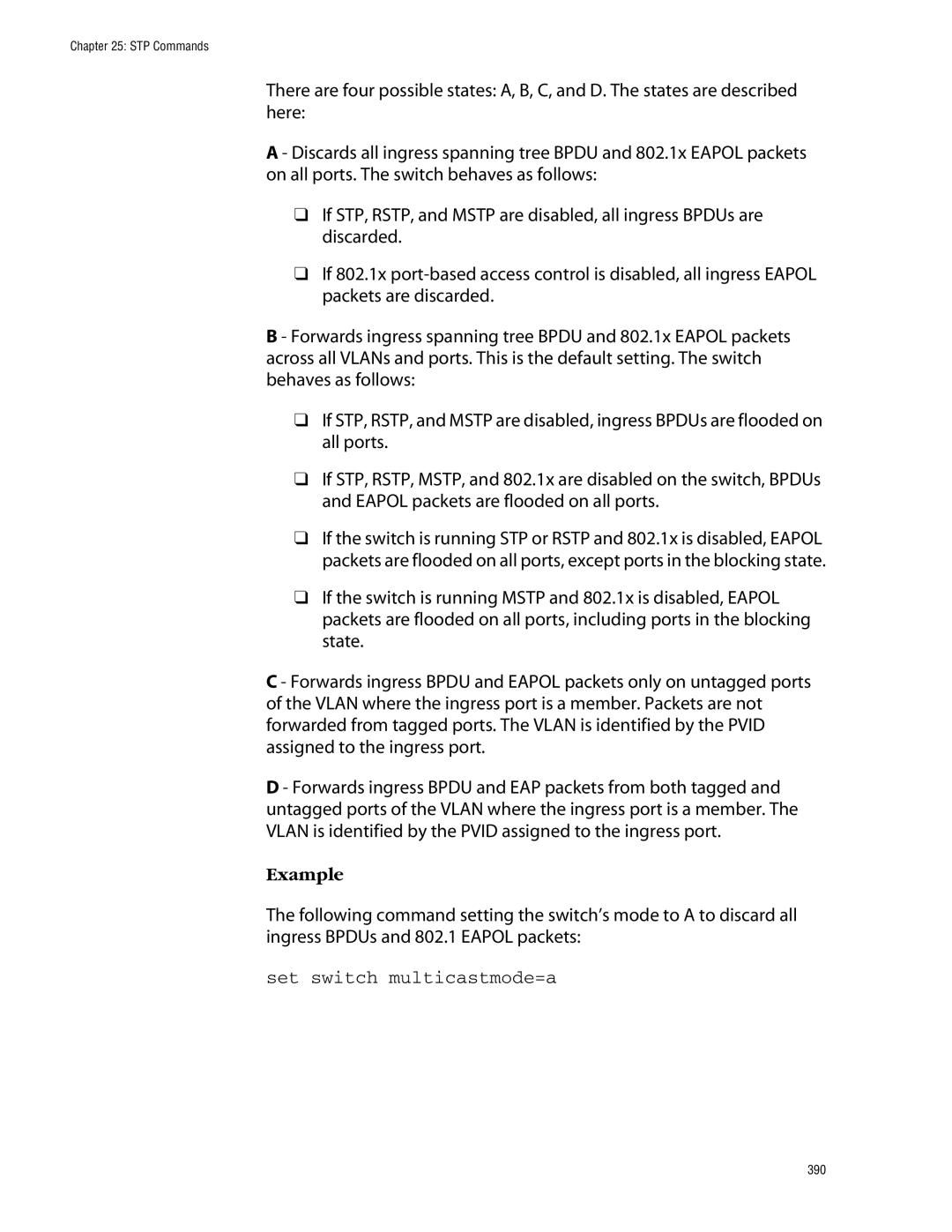 Allied Telesis management software layer 2+ fast ethernet switches manual Set switch multicastmode=a 