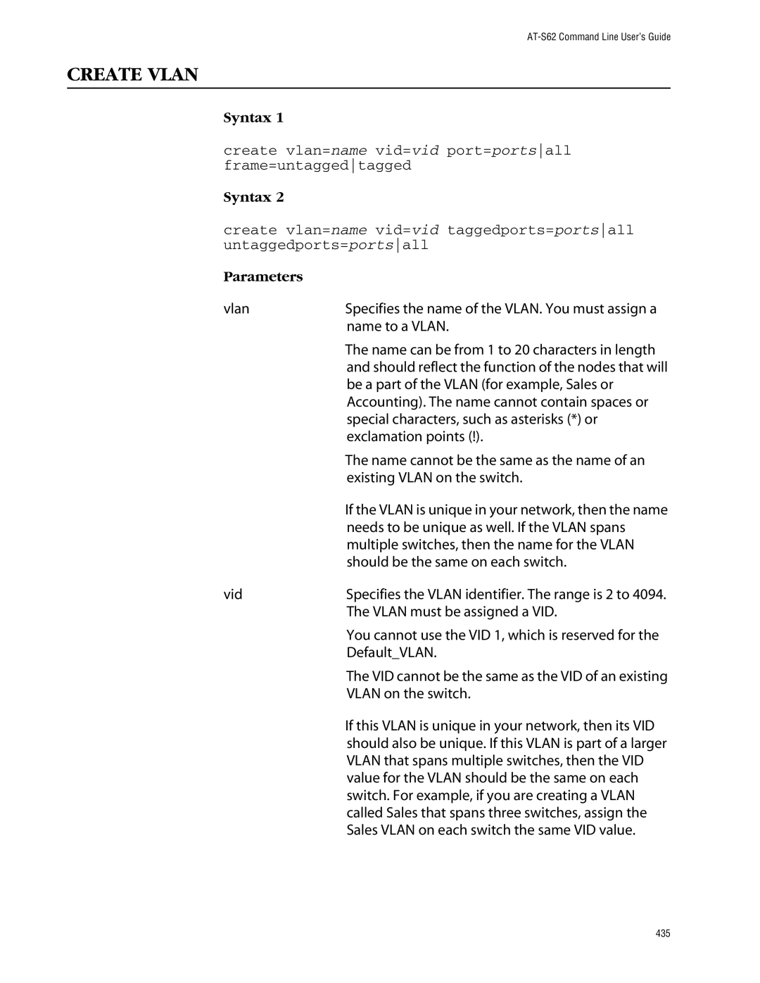 Allied Telesis management software layer 2+ fast ethernet switches manual Create Vlan 