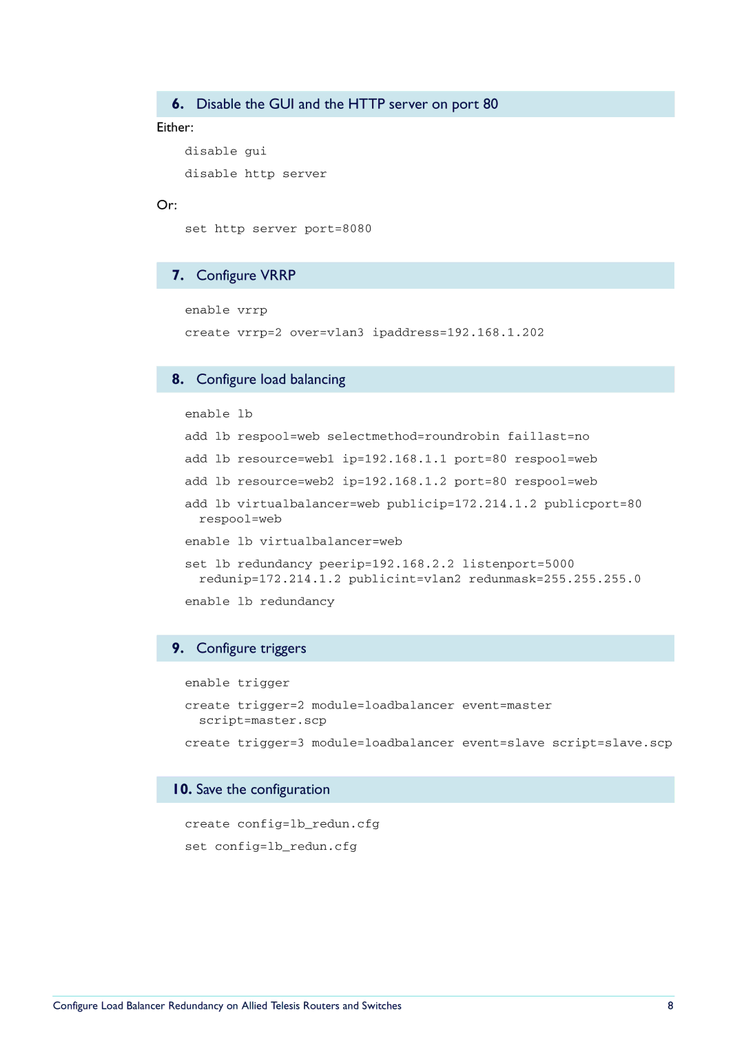 Allied Telesis Routers and Switches manual Either 