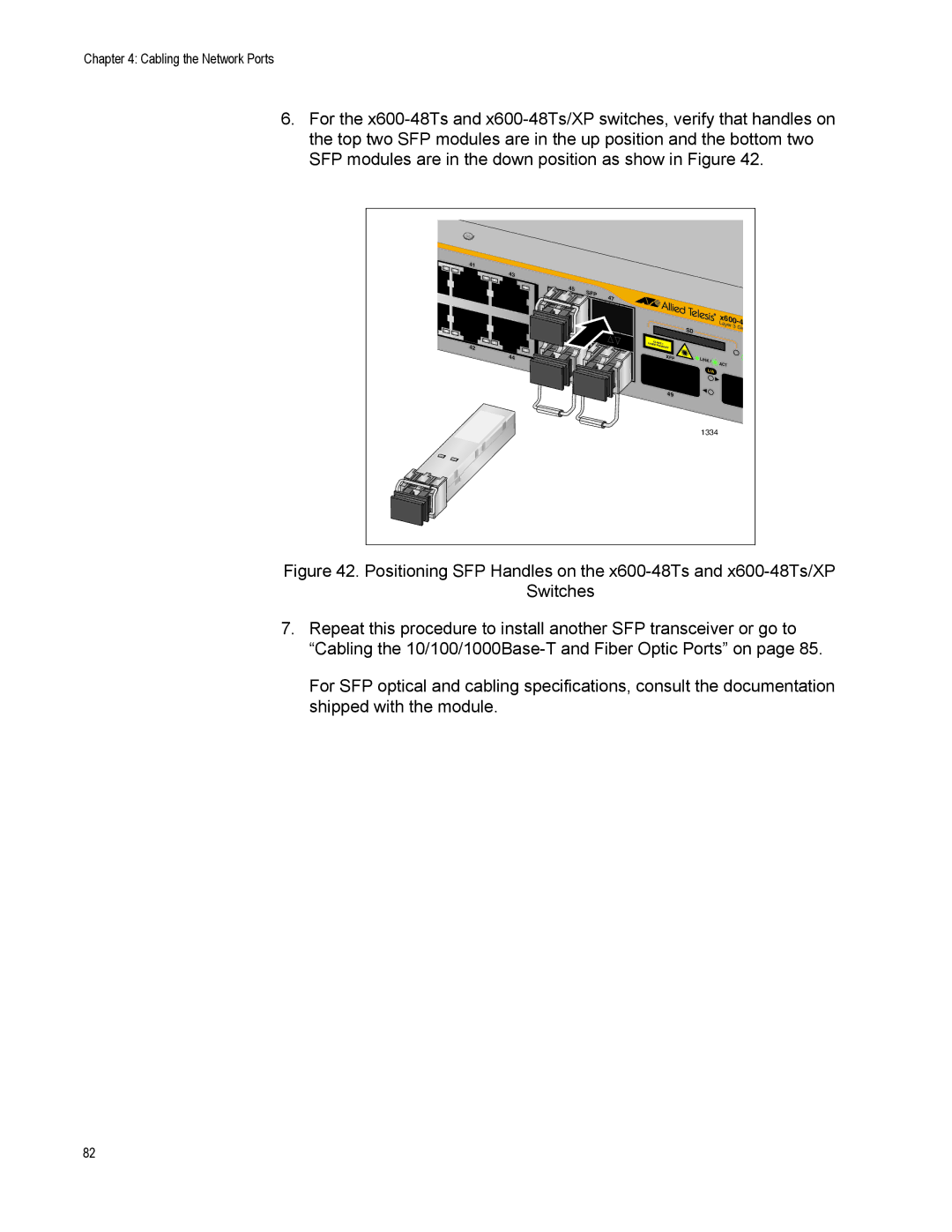 Allied Telesis x600-24Ts-POE manual 1334 