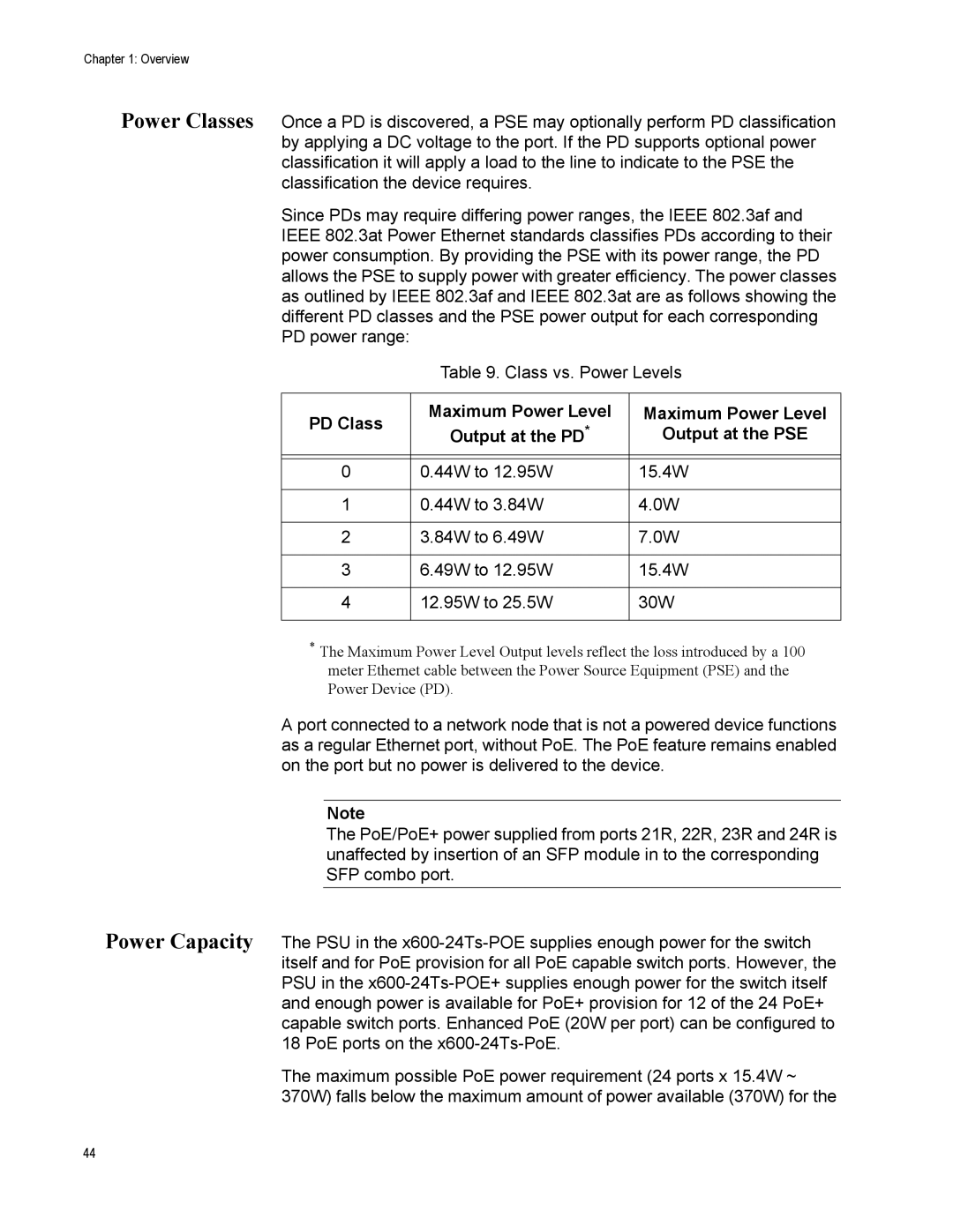 Allied Telesis x600-24Ts-POE, x600-48Ts, x600-24Ts/XP, X600-24TS-POE+, X600-48TS/XP manual Overview 