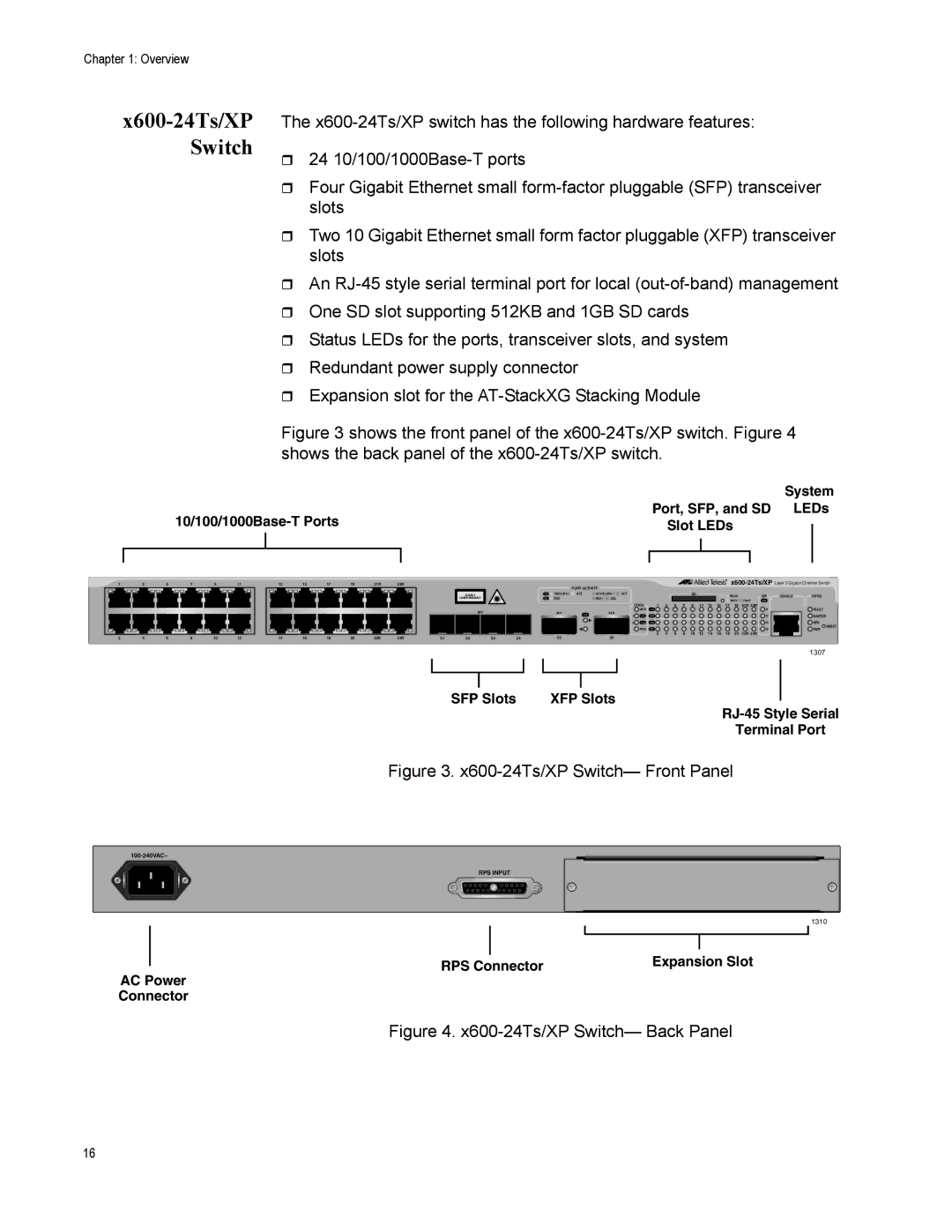 Allied Telesis x600-48Ts, x600-24Ts/XP, X600-24TS, X600-48TS/XP manual X600-24Ts/XP Switch 