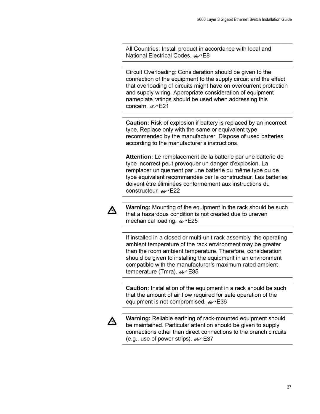 Allied Telesis x600-24Ts/XP, x600-48Ts, X600-24TS, X600-48TS/XP manual X600 Layer 3 Gigabit Ethernet Switch Installation Guide 