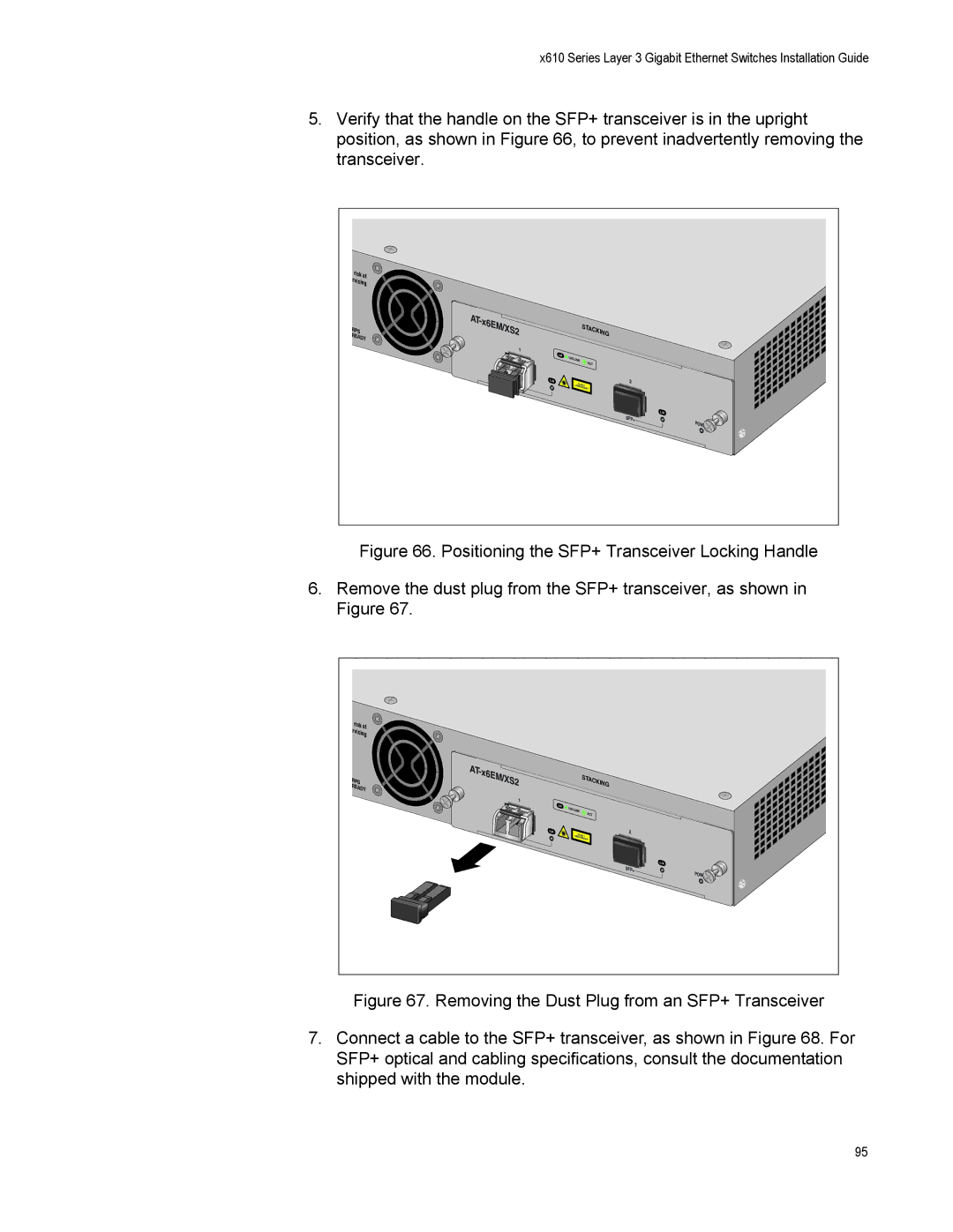 Allied Telesis X610-24TS/X-POE+, X610-48TS-POE+, X610-24TS-POE+, X610-24SPS/X, X610-48TS/X-POE+ manual X6EM/X 