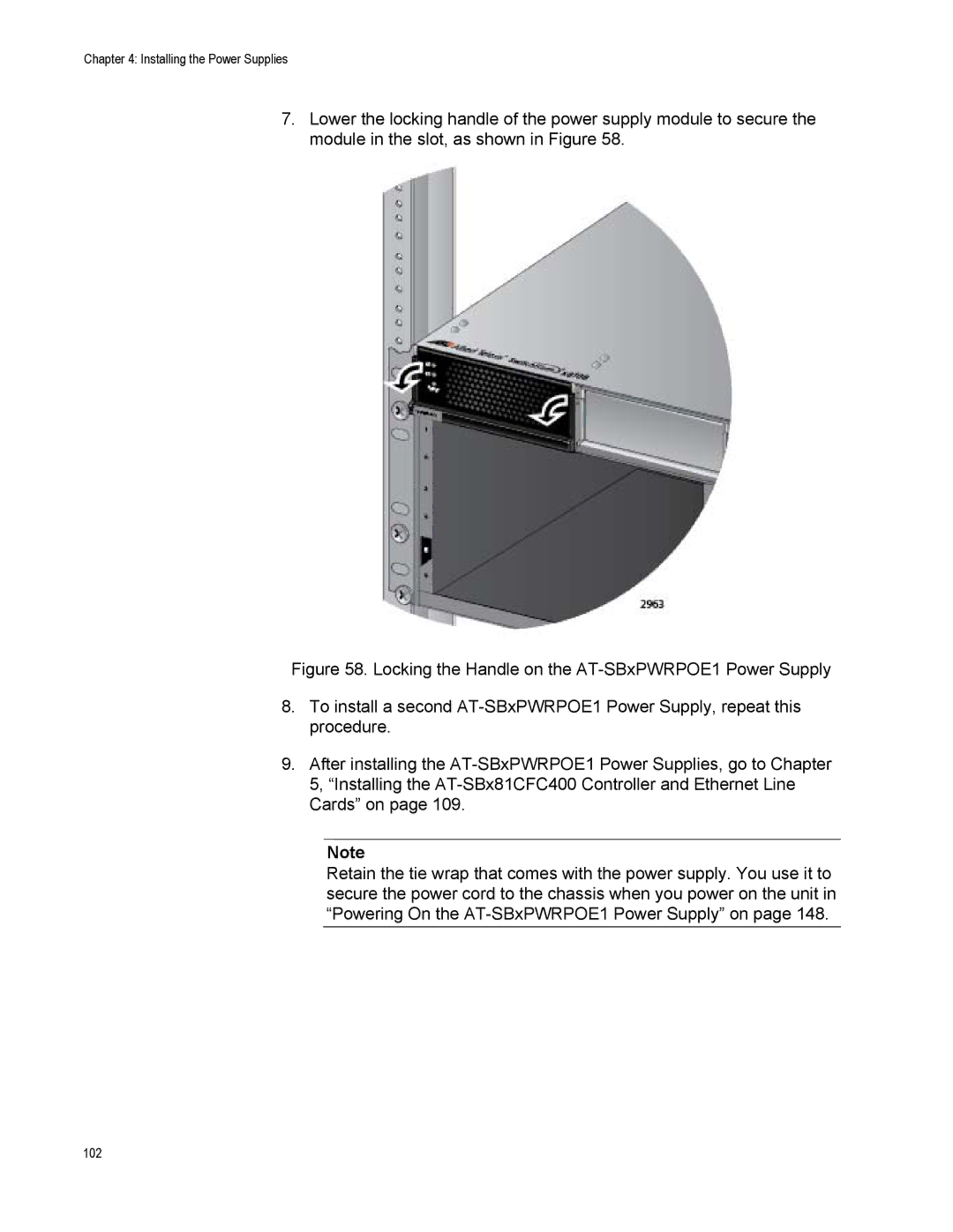 Allied Telesis X8106 manual 102 