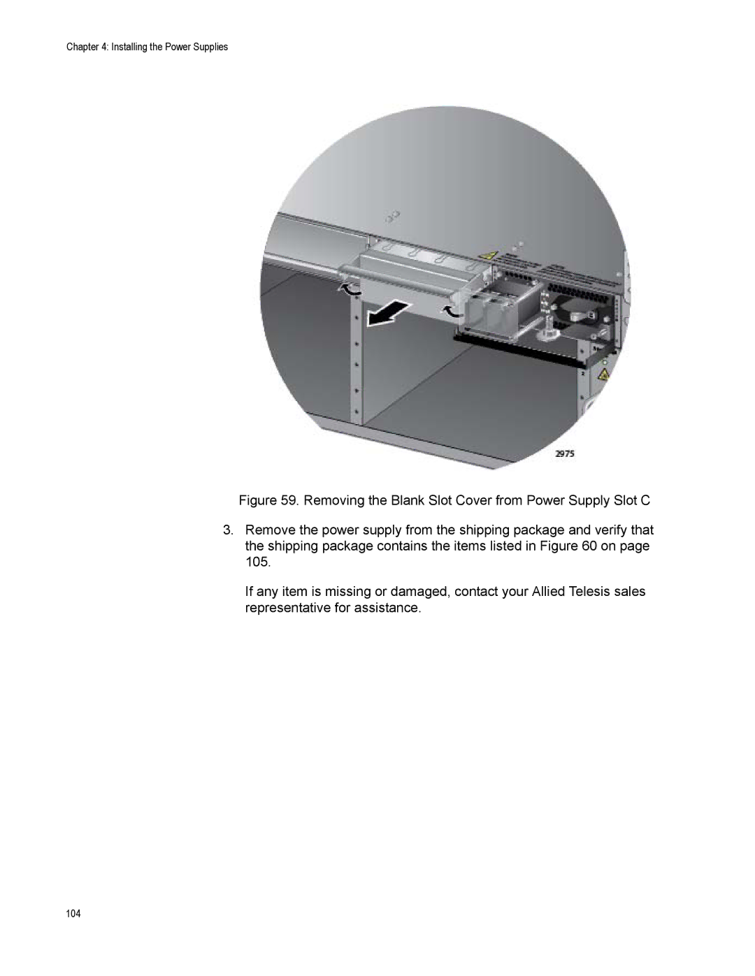 Allied Telesis X8106 manual 104 