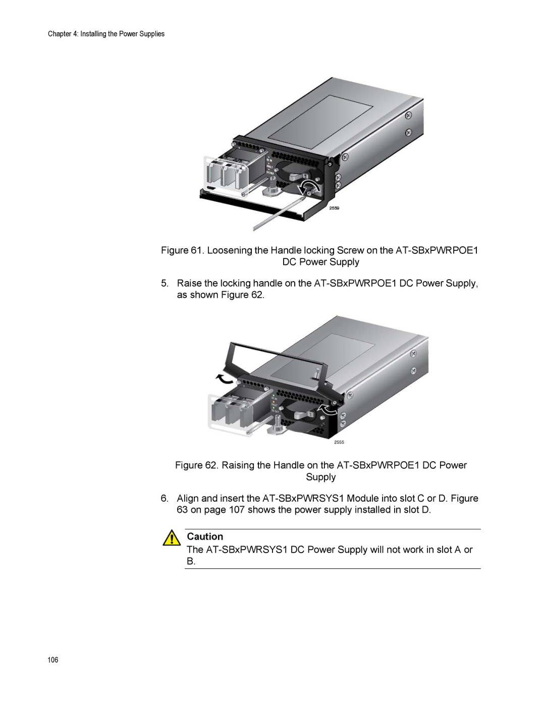 Allied Telesis X8106 manual 