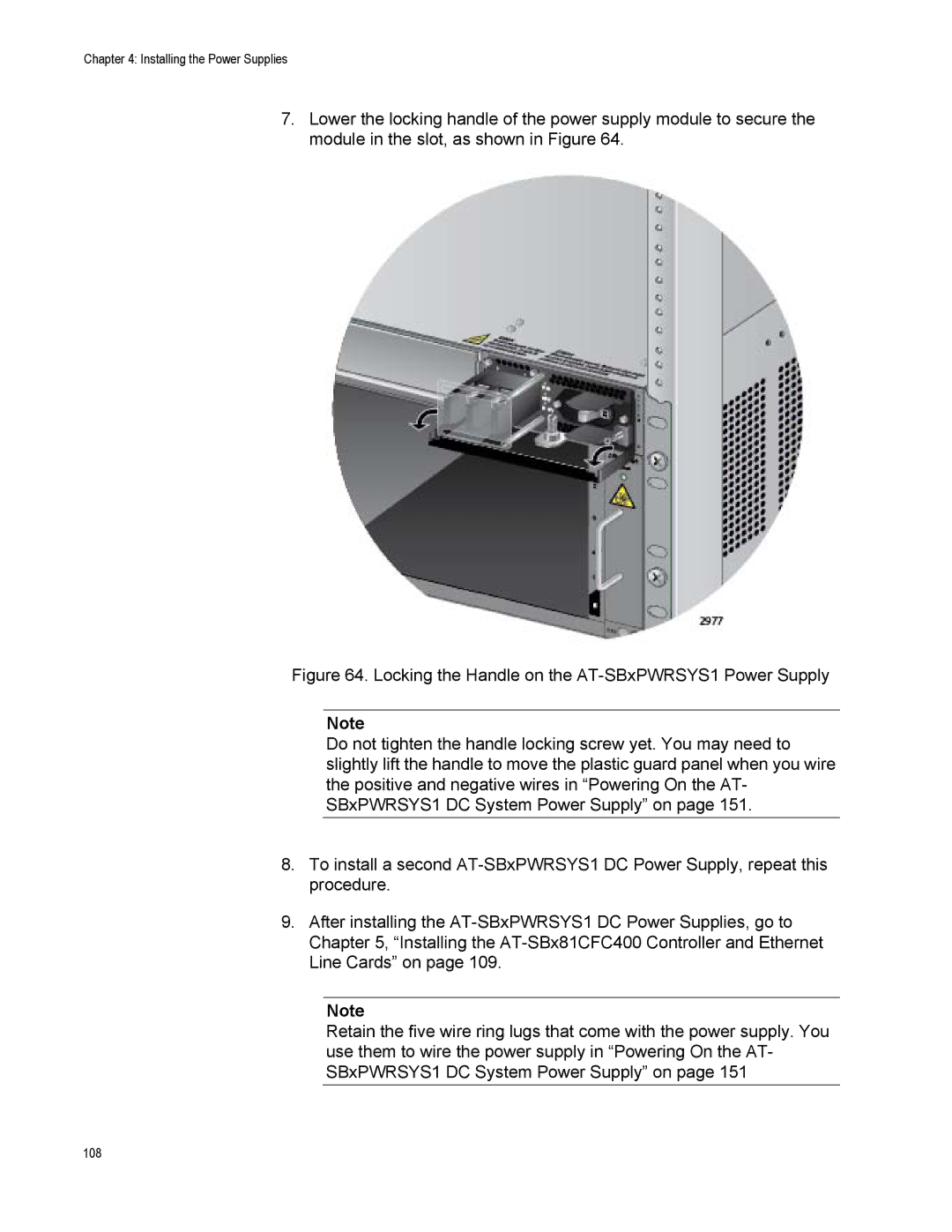 Allied Telesis X8106 manual 108 