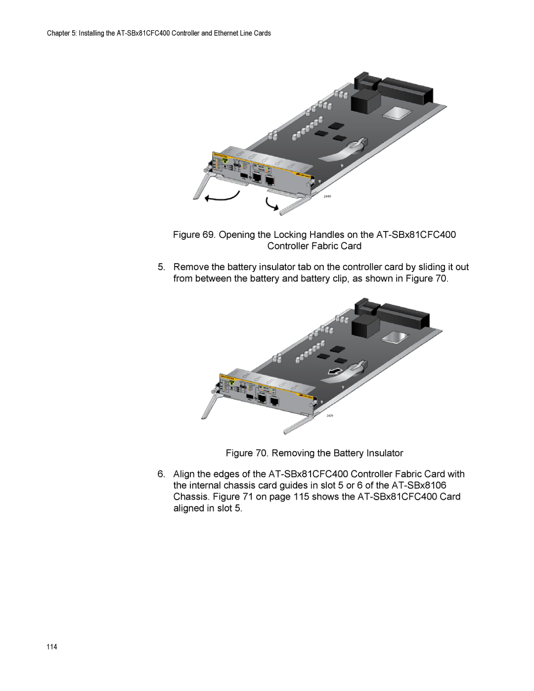 Allied Telesis X8106 manual 114 