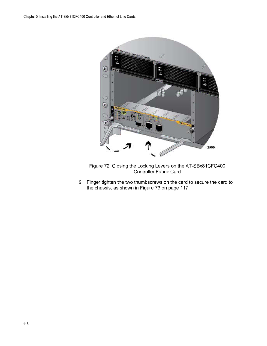 Allied Telesis X8106 manual 116 