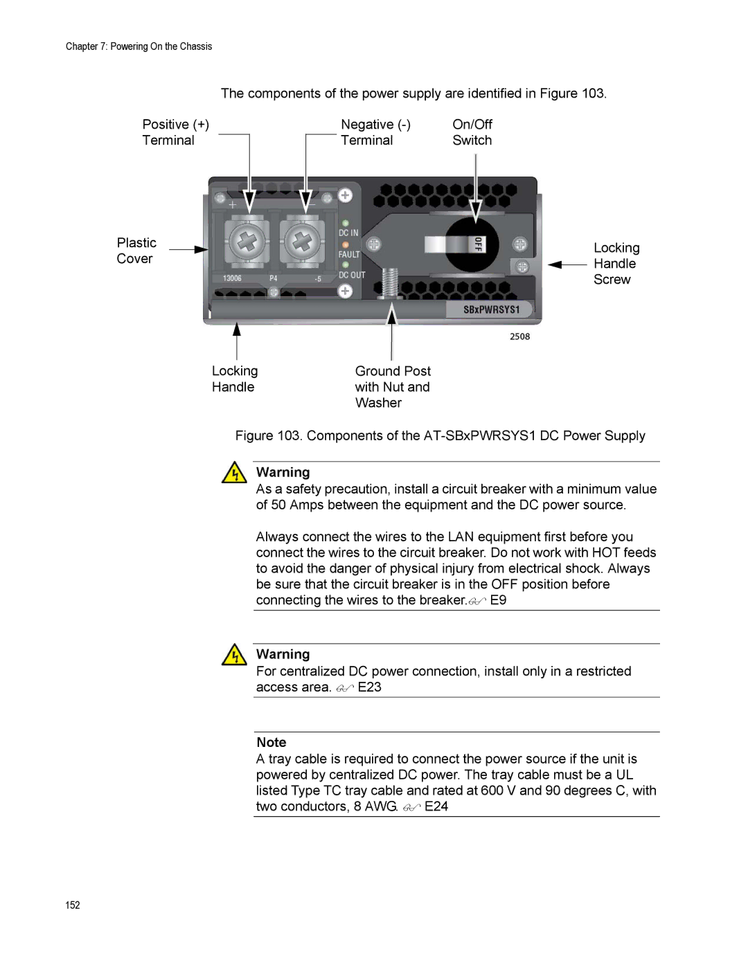 Allied Telesis X8106 manual 152 