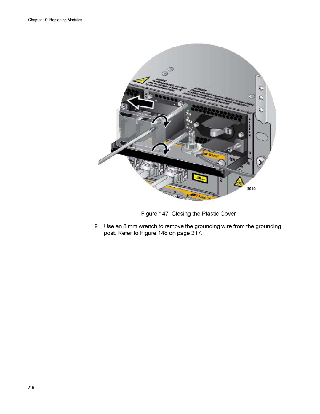 Allied Telesis X8106 manual 216 